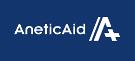 Logo featuring the text 'GeneticAid' with a stylized double forward slash symbol on a blue background.
