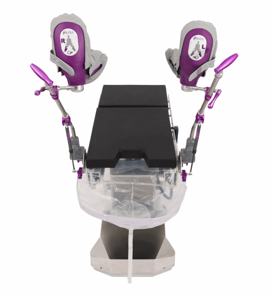 Top view of a modern drone with dual cameras and propellers.