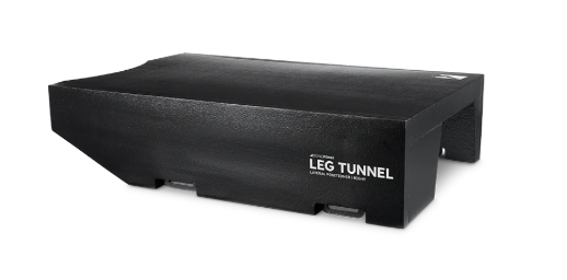 Black leg tunnel exercise equipment with textured surface.