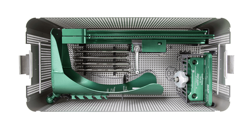 Close-up of a mechanical keyboard switch tester with multiple keycaps and switches.